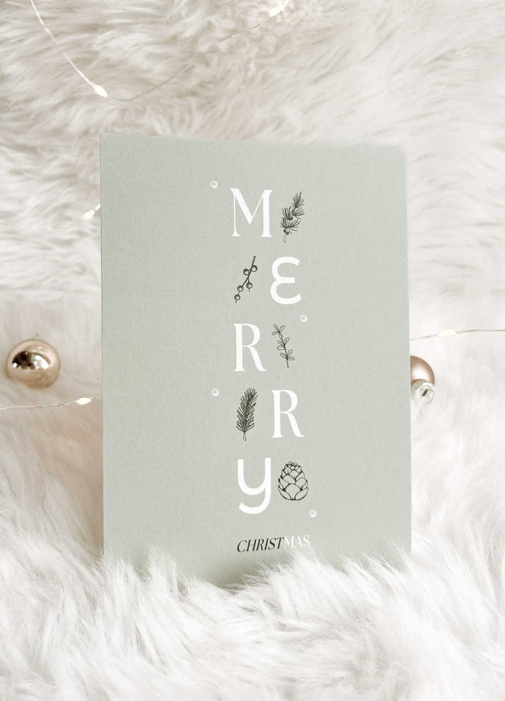 Weihnachtskarte • Merry Christmas •