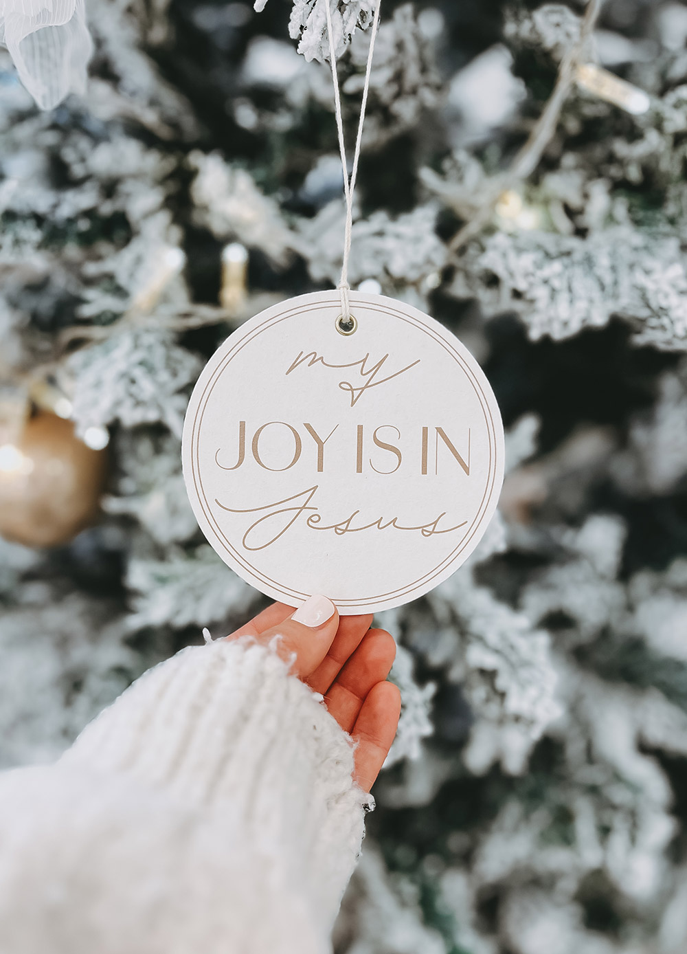 Weihnachtlicher Anhänger • JOY •