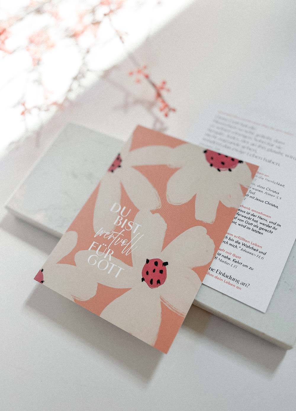 Postkarte "Du bist wertvoll" Evangelium